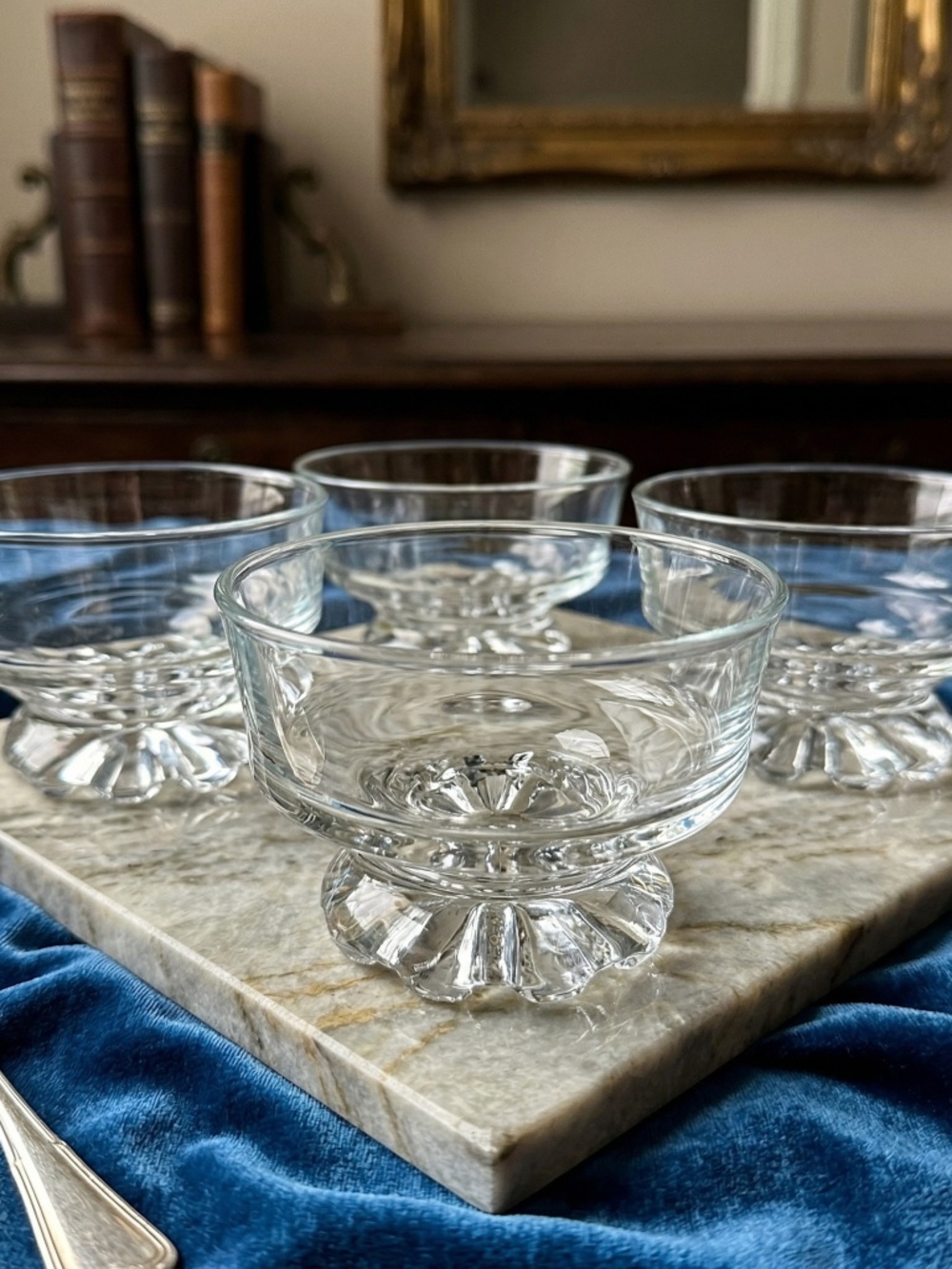 Studio Nova Citadel Footed Dessert Bowls | Set of 4 | Japan